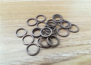 برنج، برنزن PTFE واشر تخت، برنزین / گرافیت پر از فیبر کربن پر شده حلقه تفلون