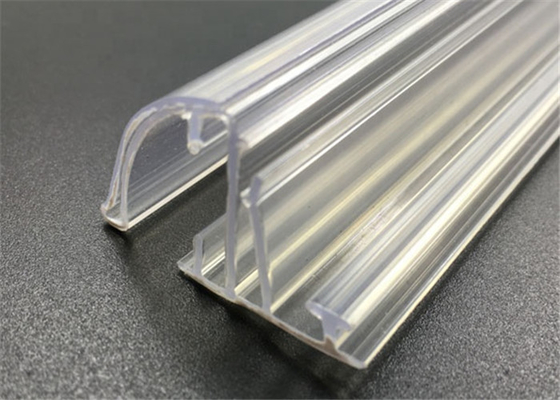 PVC ABS HIPS PC Plastic Extrusion Profiles سفارشی پاک کردن پلاستیک H کانال