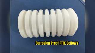PTFE Bellows تجهیزات شیمیایی مقاوم در برابر خوردگی شدید
